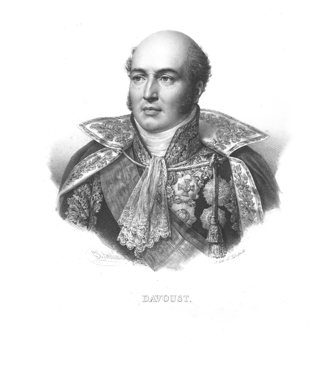 路易·尼古拉斯·达沃（Louis Nicolas dAvout），大约1830年 作者 Zephirin Felix Jean Marius Belliard