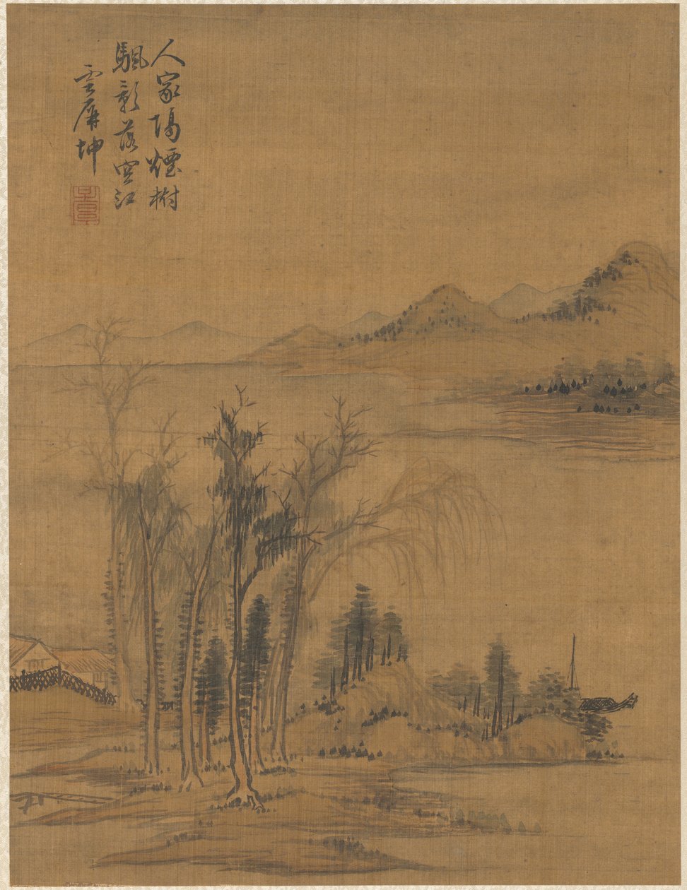 风景，1775年。 作者 翟达坤