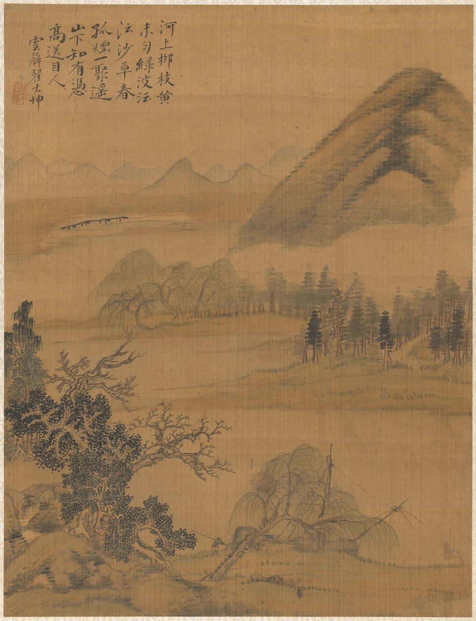 风景，1775年。 作者 翟达坤
