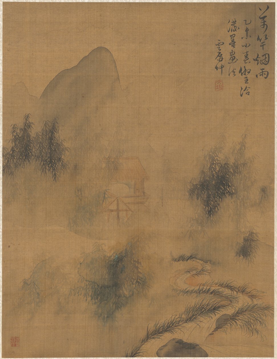 1775年的《迷雾笼罩的竹子》。 作者 翟达坤