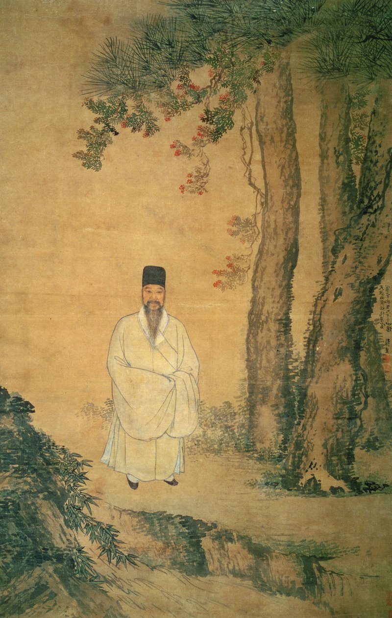 Portrait of Huan Yu, 1626 作者 张宏