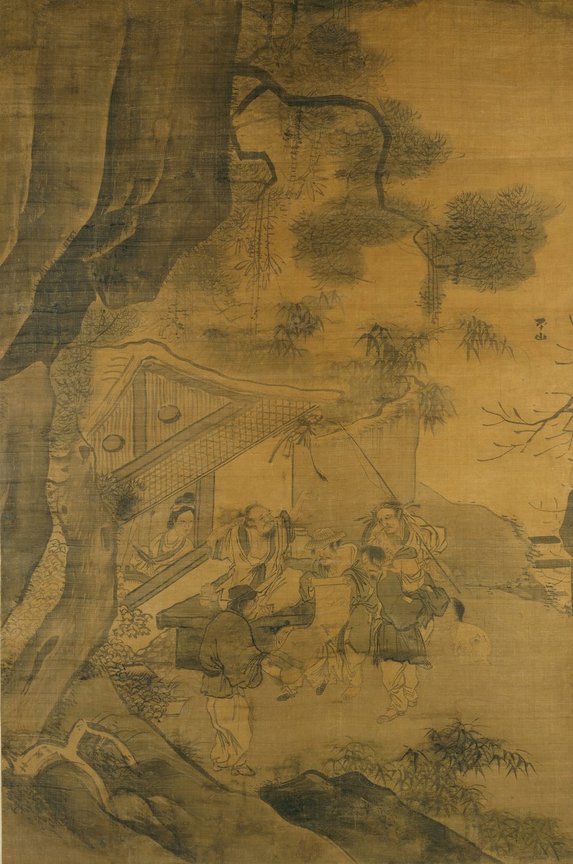 学习绘画，十六世纪。 作者 张露