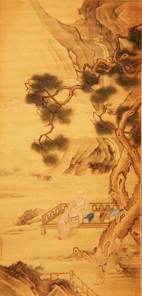 韩嫣(1637-1704)肖像 1696年(绢上彩墨) 作者 于志定