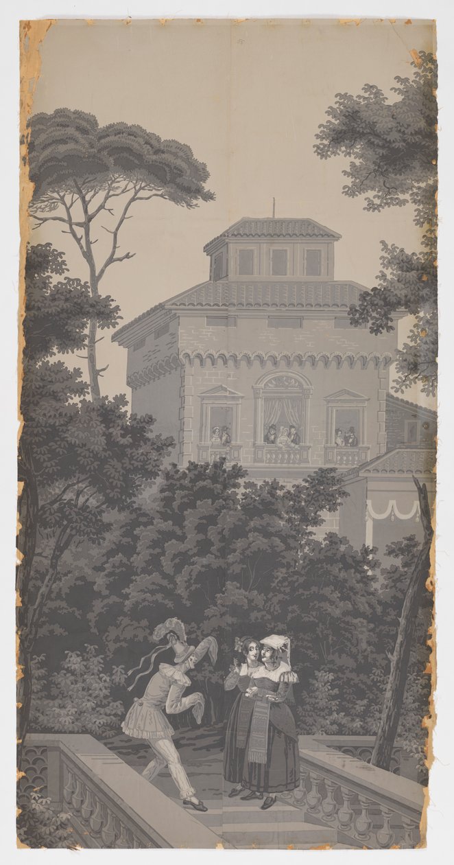 赛马 作者 Zuber and Cie, Rixheim, 阿尔萨斯