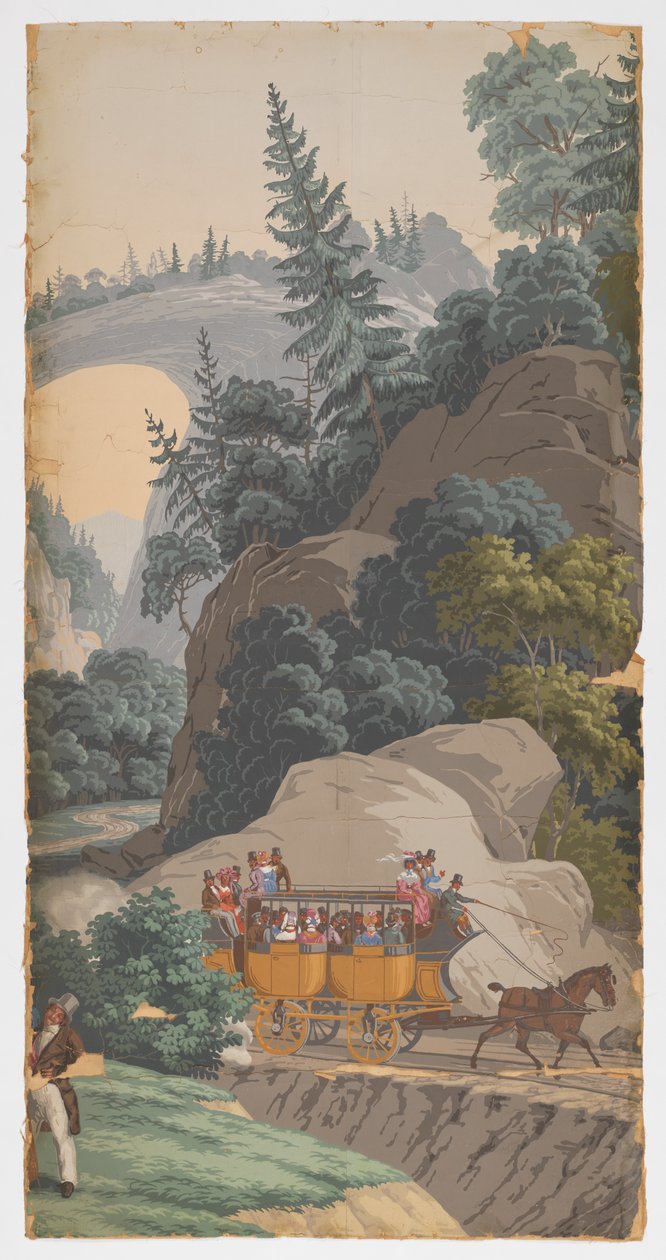 美国风光 作者 Zuber and Cie, Rixheim, 阿尔萨斯