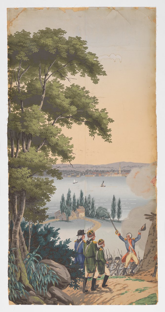 独立战争 作者 Zuber and Cie, Rixheim, 阿尔萨斯