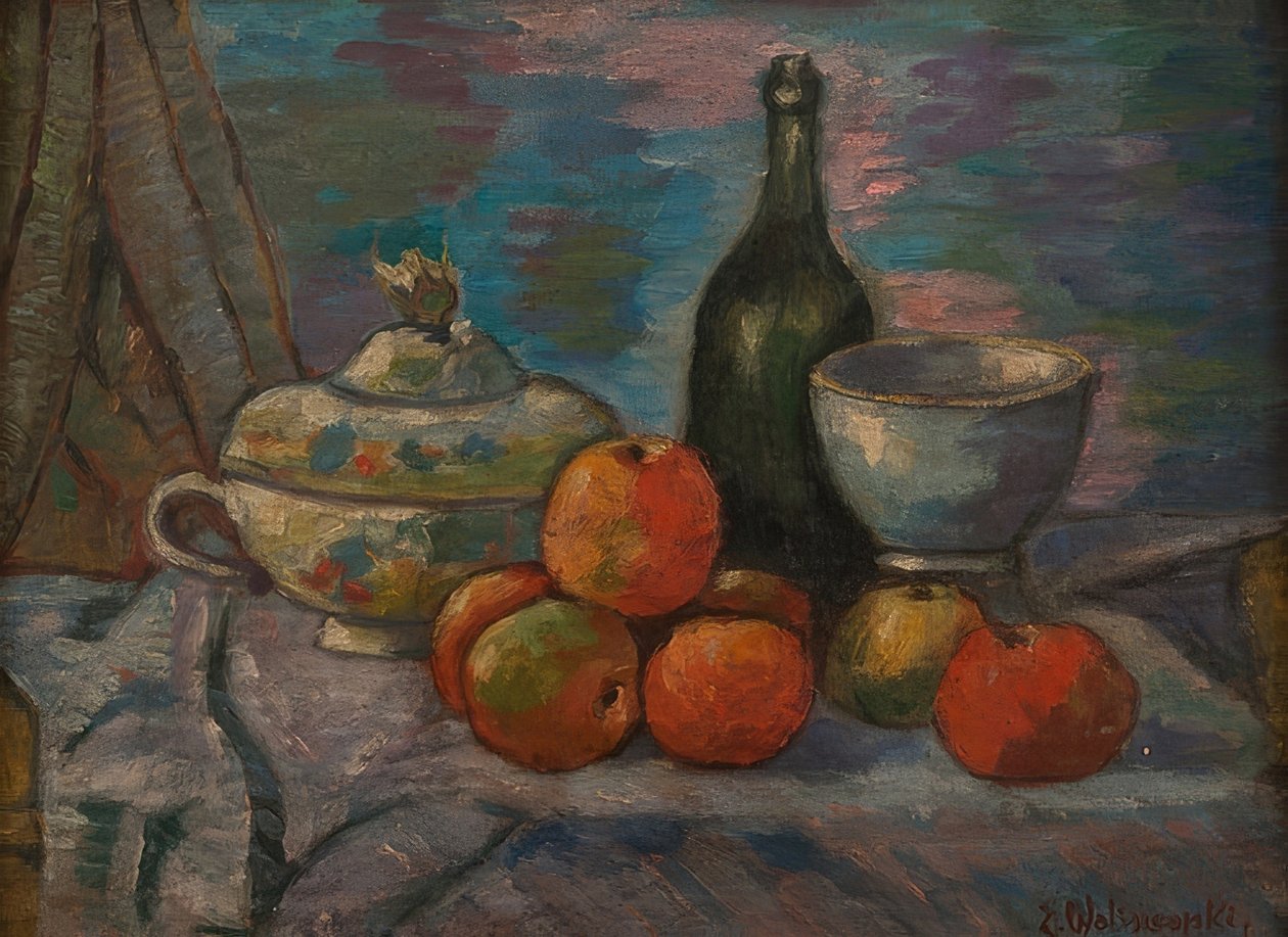 静物。 1920年代 作者 Zygmunt Waliszewski