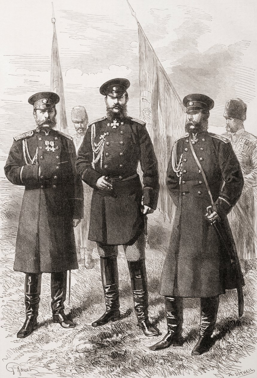 俄土战争（1877-1878）期间的高加索军队总参谋部 作者 . .
