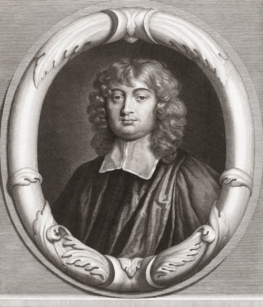 Edward Stillingfleet，英国神学家。肖像。 作者 . .