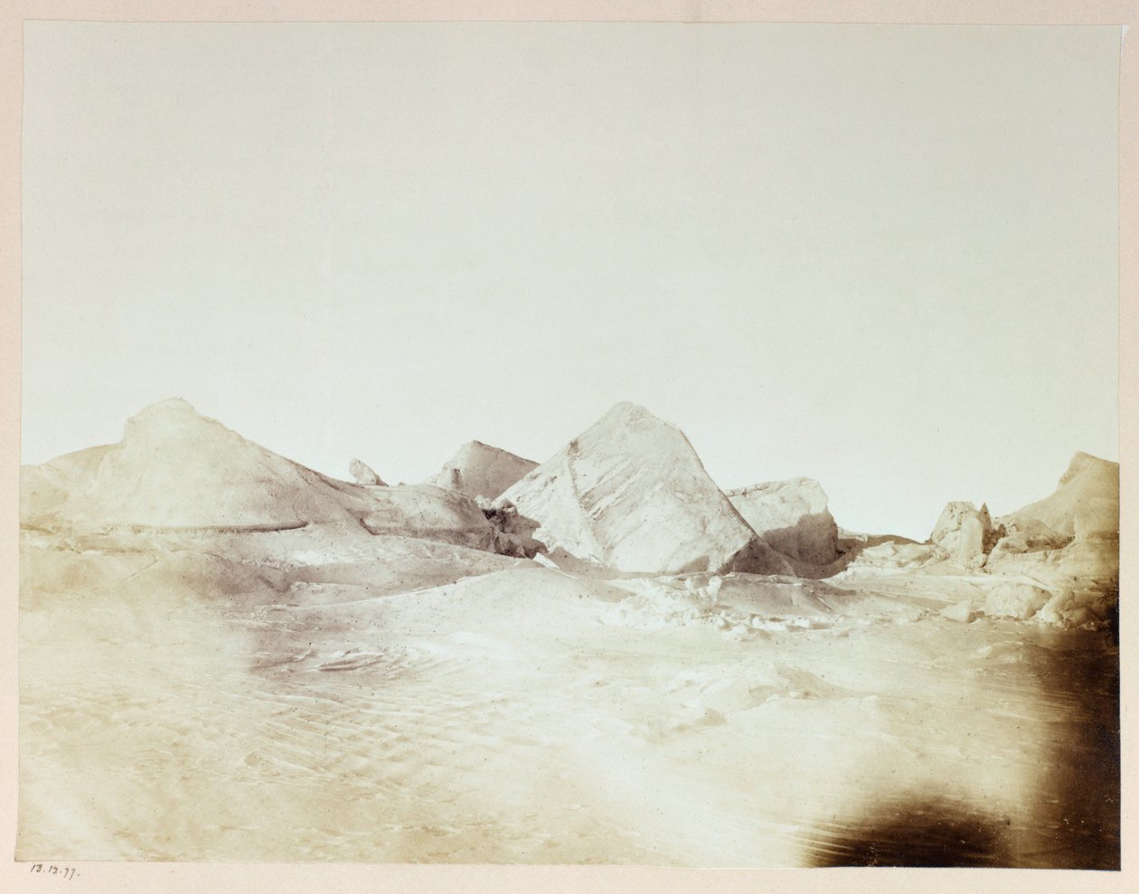 乔治-纳雷斯船长（1831-1915）的北极探险（1875-1876）：弗洛贝格海滩附近的弗洛贝格岛 作者 弗雷德里克（致）巴纳德