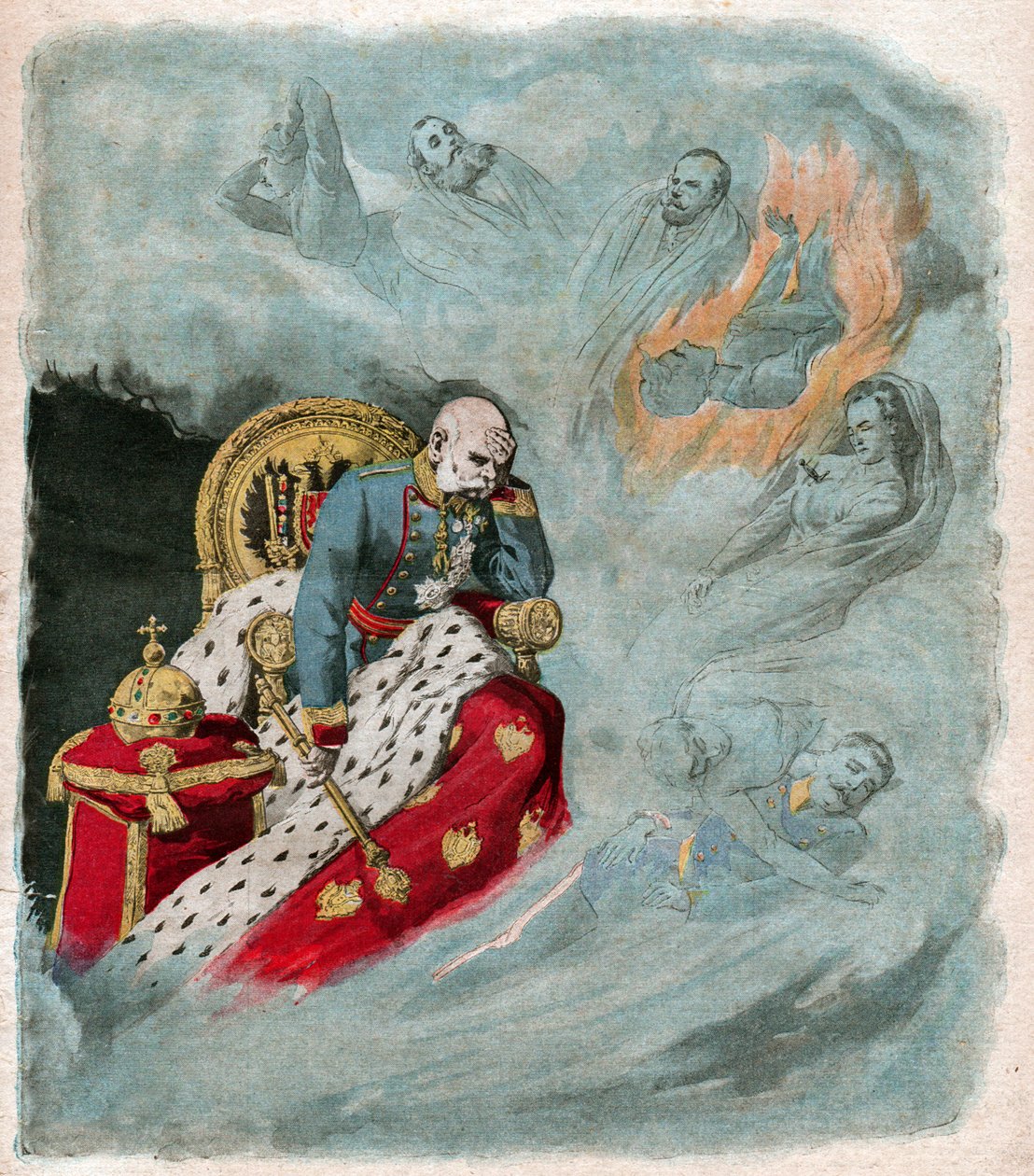 弗朗西斯-约瑟夫一世（Francis Joseph I. 作者 费迪南德·乔治·沃尔德米勒