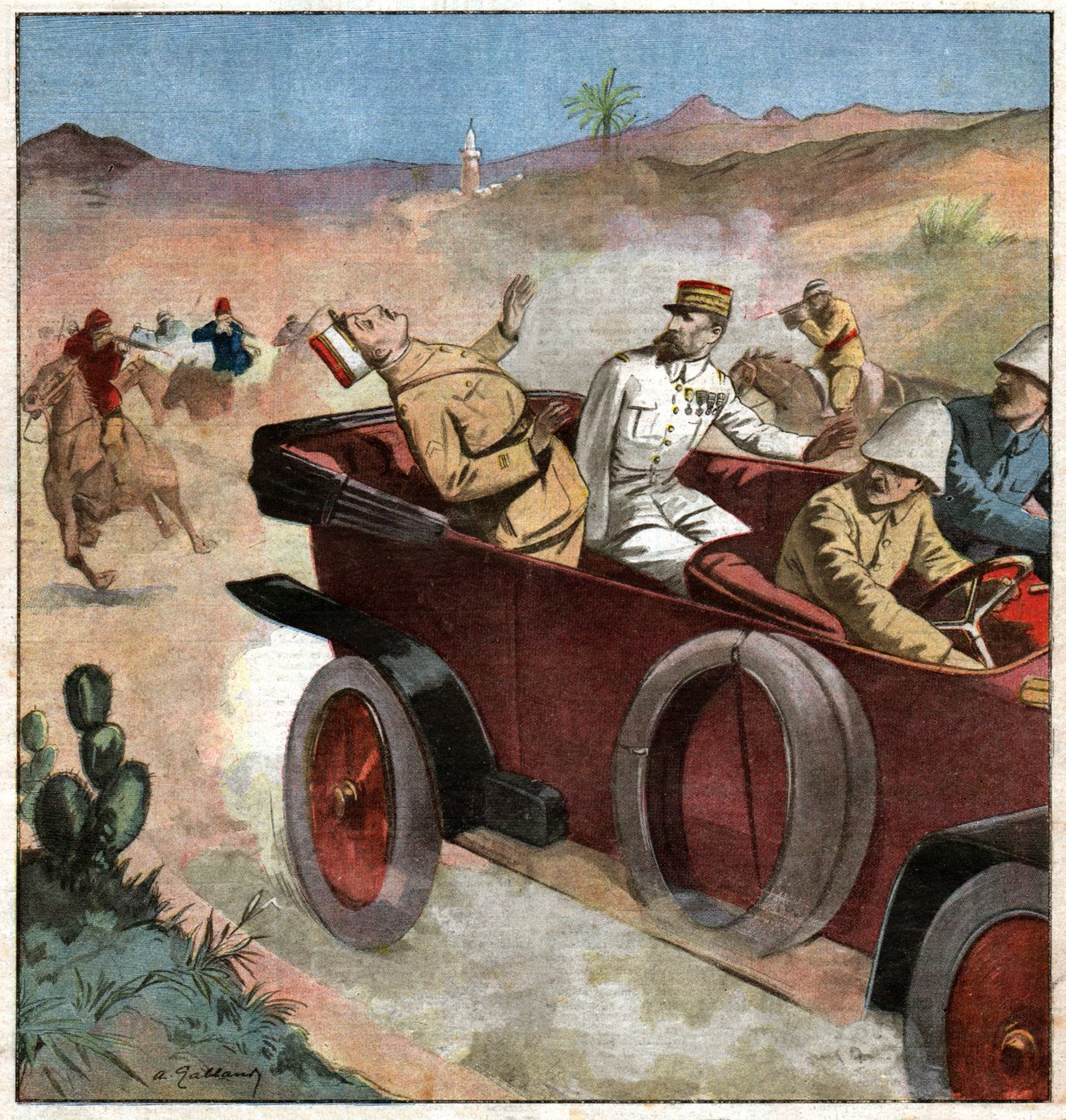 Henri Gouraud. 作者 费迪南德·乔治·沃尔德米勒
