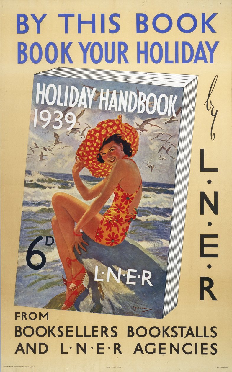 1939年假日手册》，LNER海报 作者 费迪南德·乔治·沃尔德米勒