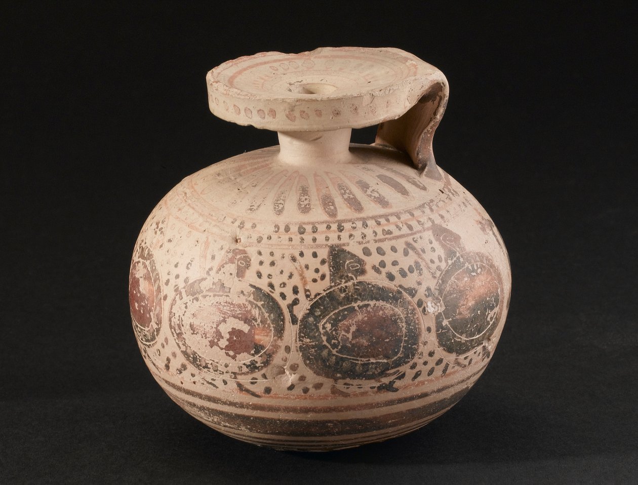 卫生装饰陶器，科林斯式，公元前575-550年 作者 理查德（后）爸爸