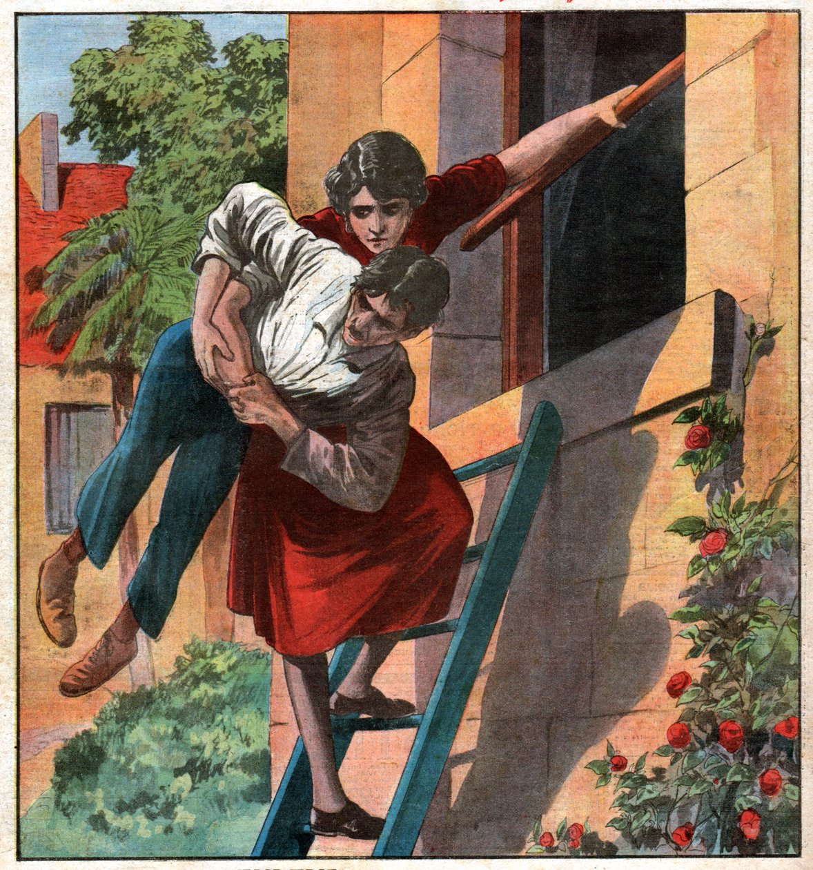 Infirmiere enleve son fiance.护士绑架了她的残疾未婚夫。 作者 费迪南德·乔治·沃尔德米勒