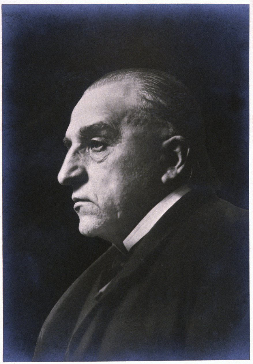 Jean-Martin Charcot. 1880年左右（黑白照片）。 作者 . .