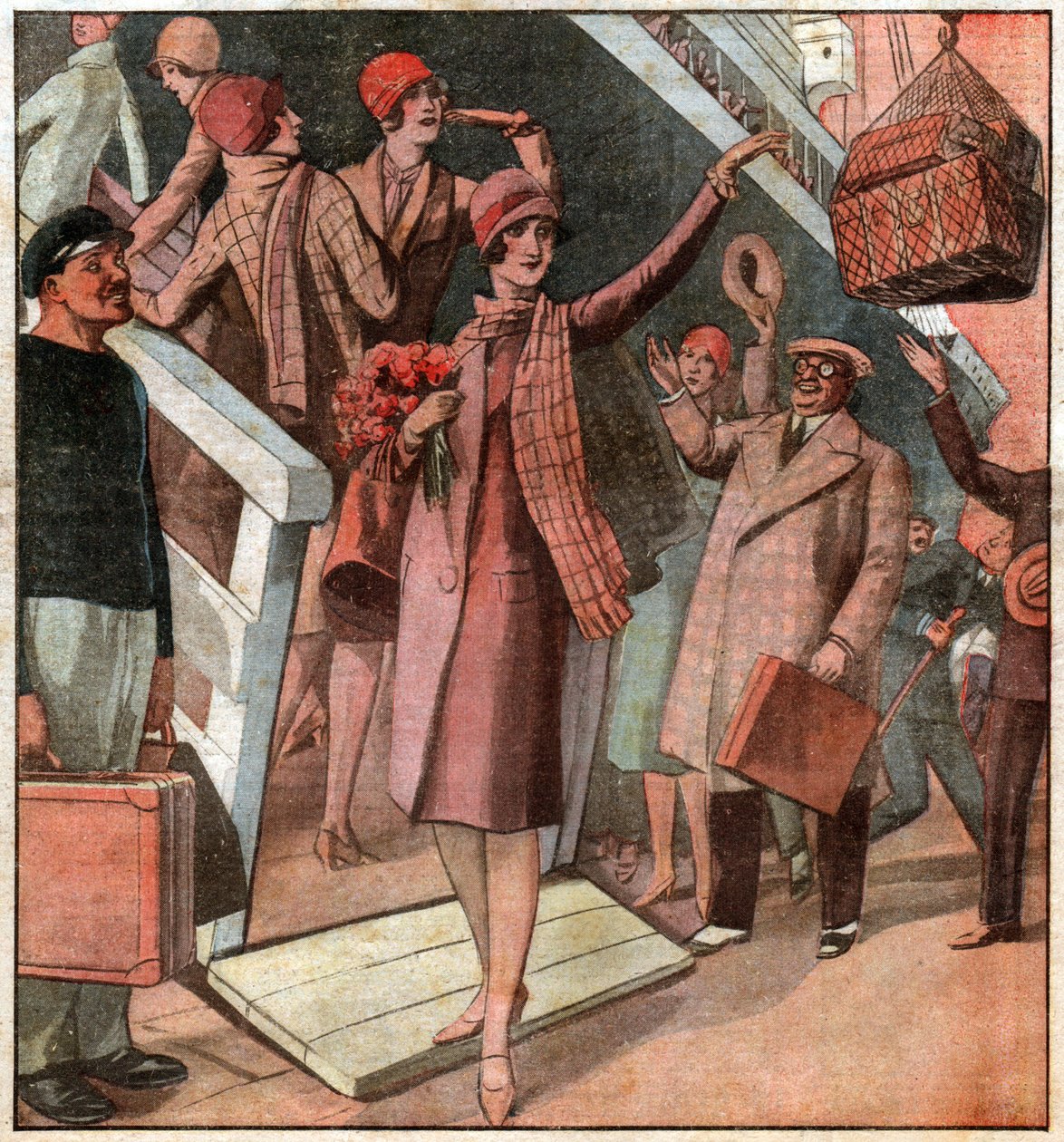 1928年的法国小姐。1928年的法国小姐。 作者 费迪南德·乔治·沃尔德米勒
