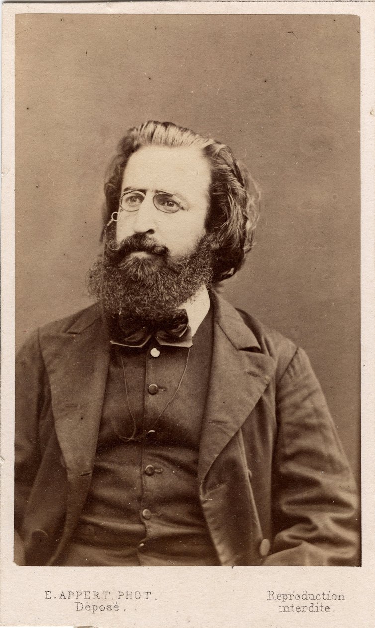 巴黎公社（1871年）：公社成员Theophile Ferre（1846-1871）的画像。摄影 Appert.Dim.10,5X6,3厘米 作者 弗雷德里克（致）巴纳德