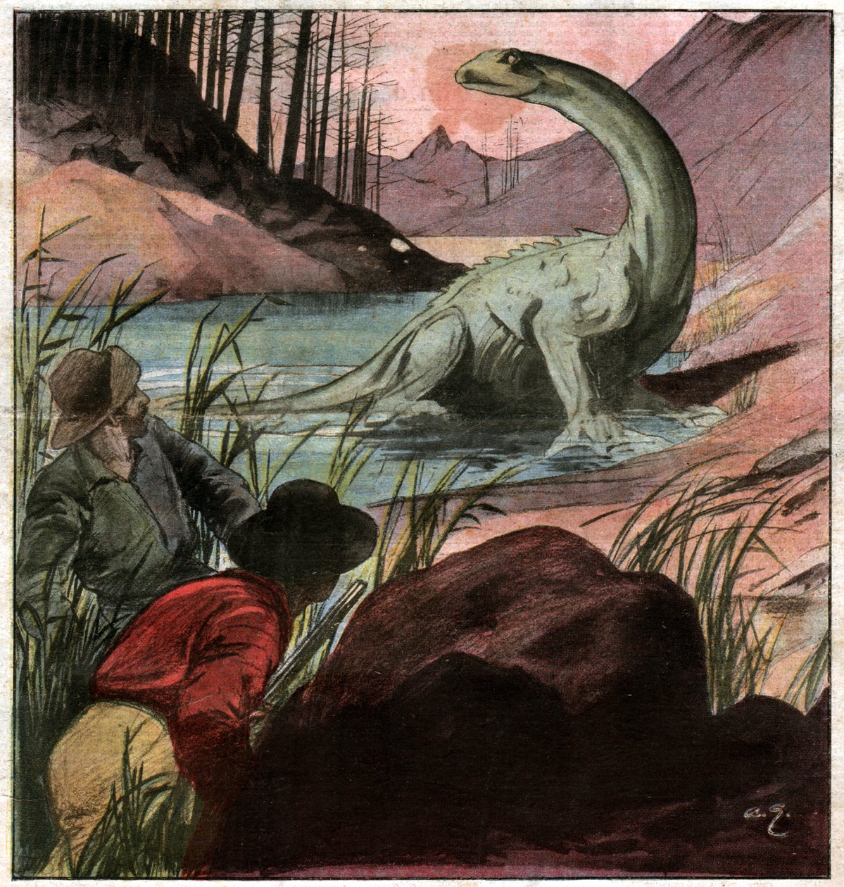 Plesiosaure。普利希奥斯龙 作者 理查德（后）爸爸