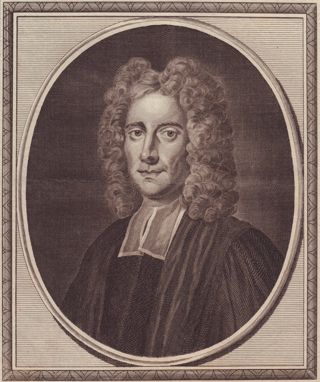 英国哲学家塞缪尔-克拉克（1675-1729）的肖像，由约翰-戈达尔（1729-1795）根据吉布森的画作进行铜版雕刻 作者 塞维里尼