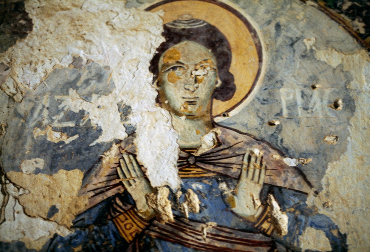 圣徒，Agios Ioannis Prodromos教堂的壁画 作者 丹尼尔·范登克伯恩