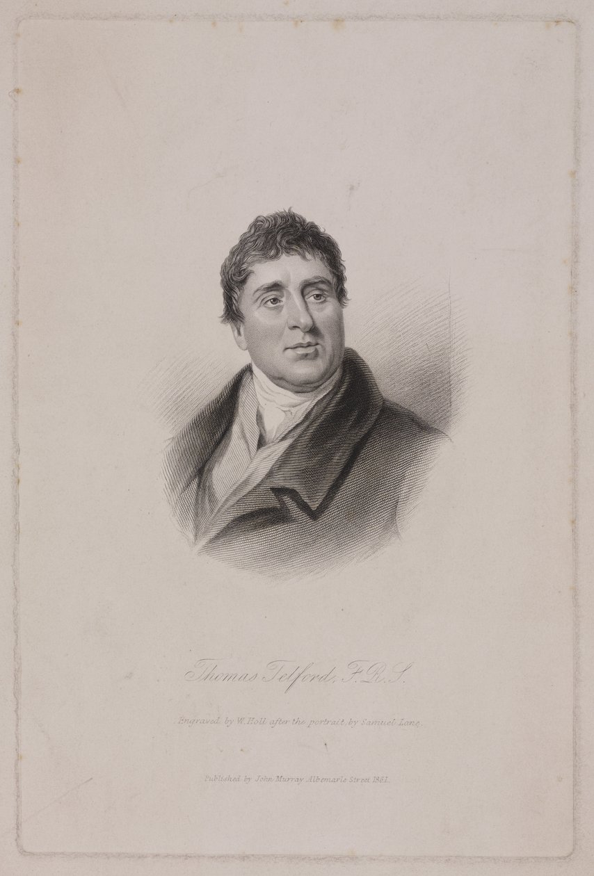 Thomas Telford FRS，苏格兰土木工程师，约1810年 作者 弗雷德里克（致）巴纳德