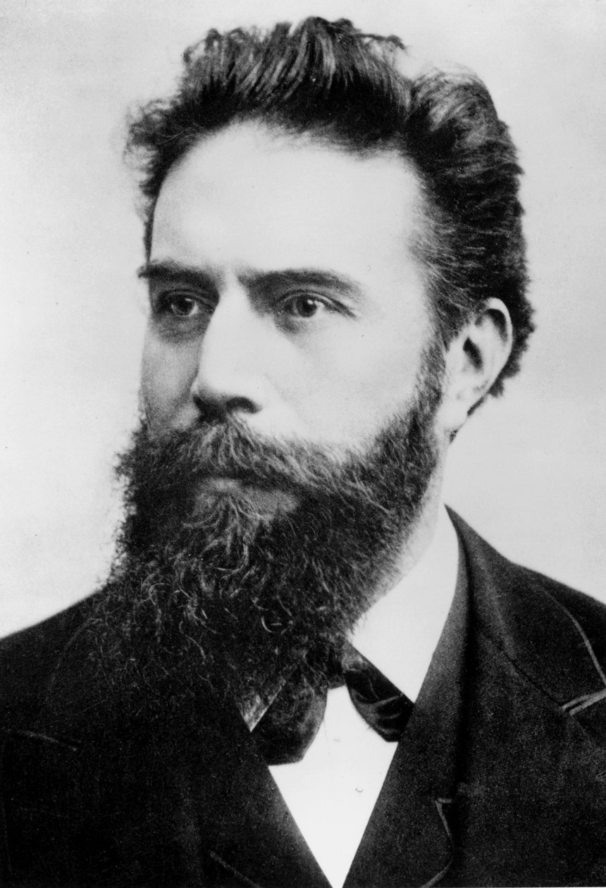 Wilhelm Conrad Roentgen，德国物理学家，约1890年 作者 费迪南德·乔治·沃尔德米勒