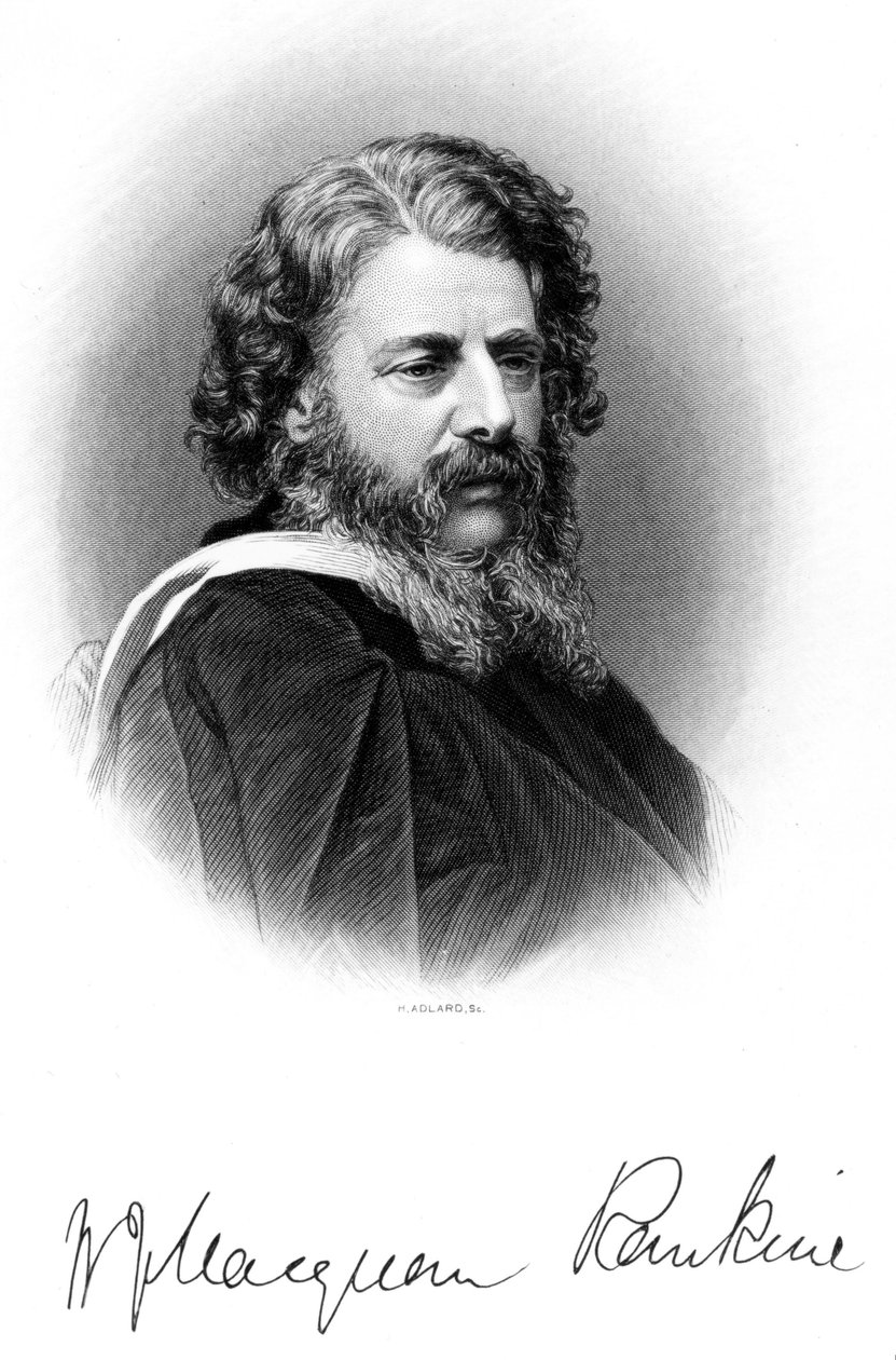 William John MacQuorn Rankine，苏格兰土木工程师，约1860-1869年 作者 费迪南德·乔治·沃尔德米勒