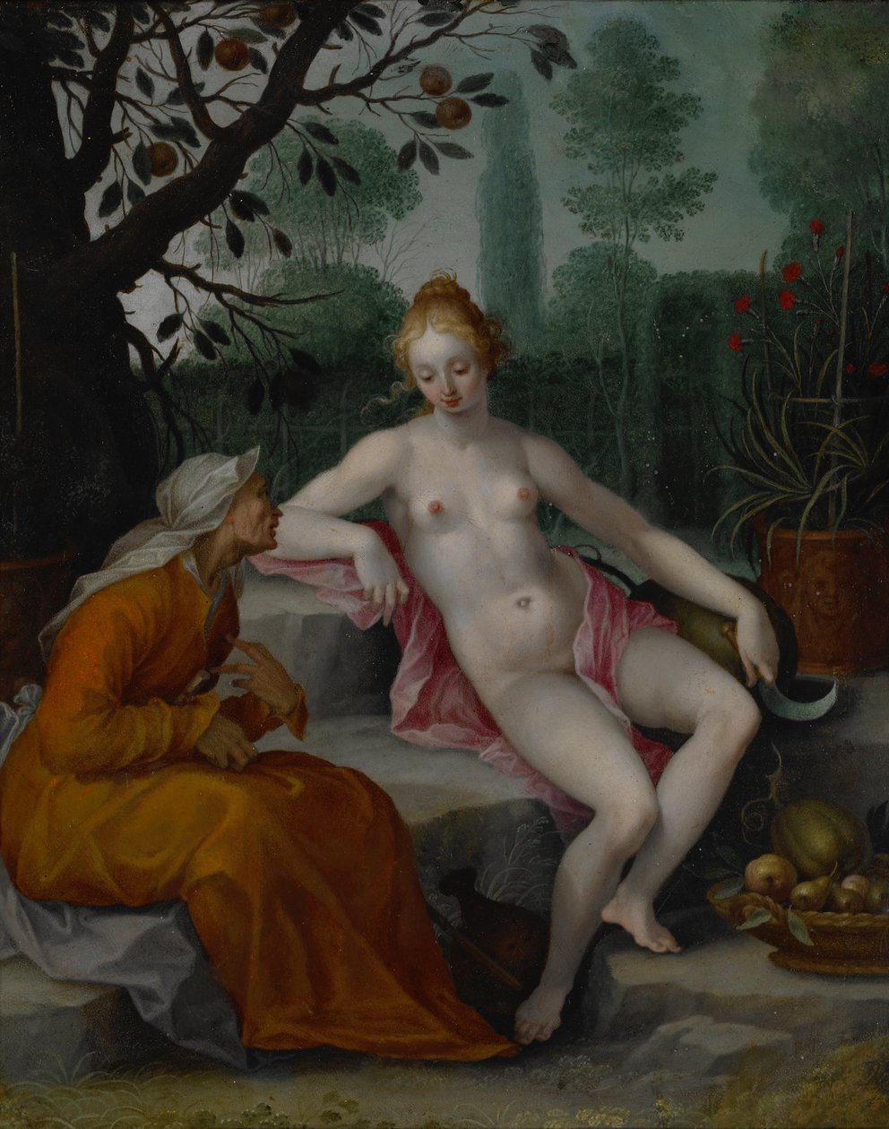 Vertumnus和Pomona 作者 亚伯拉罕·布洛玛特（Abraham Bloemaert）