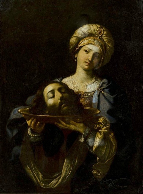 莎乐美与施洗约翰的头 作者 吉多·雷尼（Guido Reni）