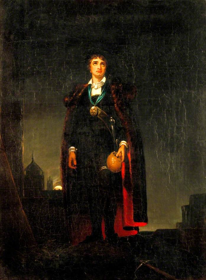 John Philip Kemble饰演威廉莎士比亚的哈姆雷特哈姆雷特 作者 在托马斯·劳伦斯之后