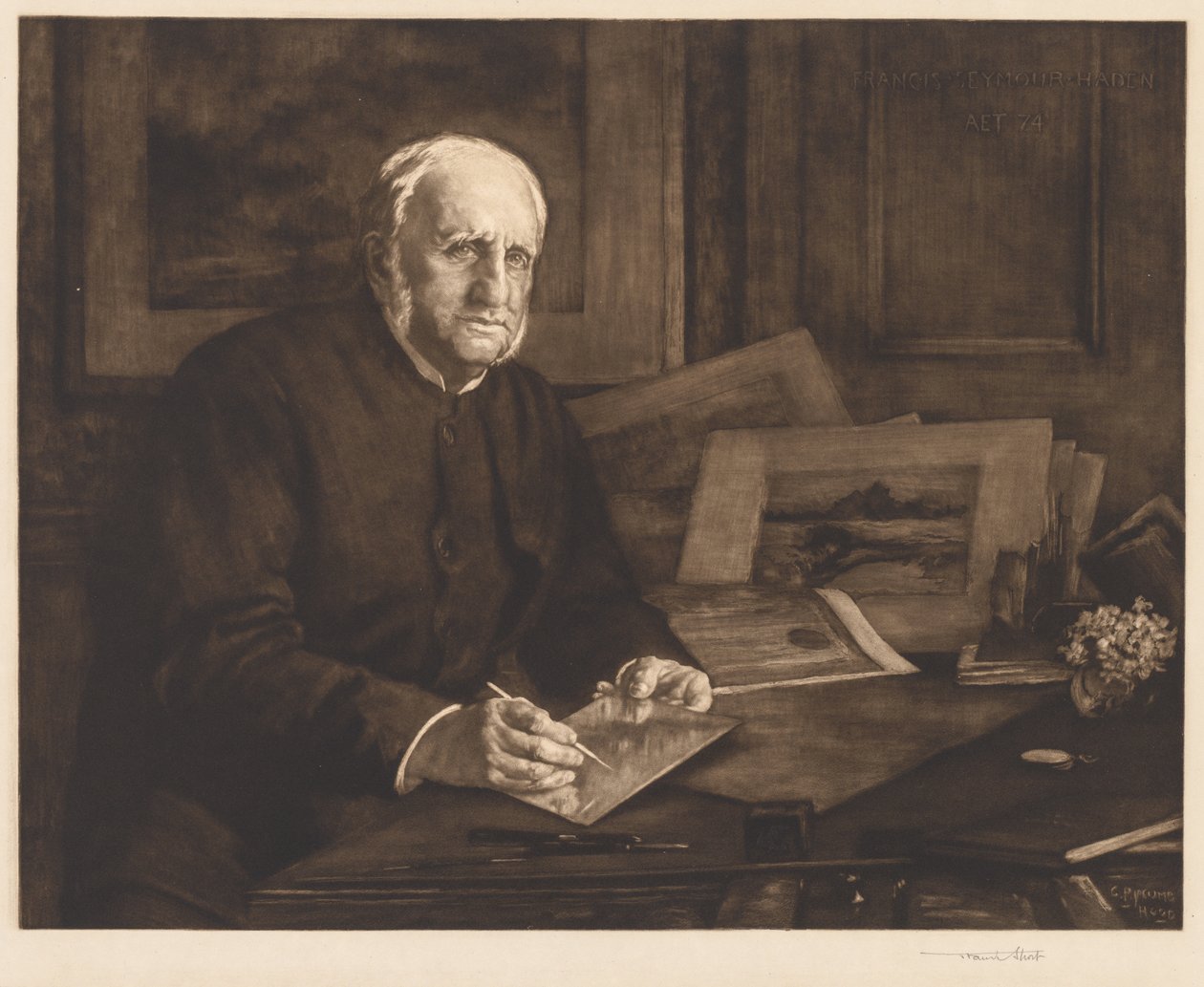 Francis Seymour Haden爵士 作者 在乔治·珀西·雅各布·胡德之后