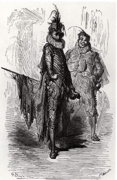 Leophita Garacier（1811-72）Le Capitaine Fracasse插图由Fortune Louis Meaulle（1844-1901）1866年刻 作者 古斯塔夫之后多尔