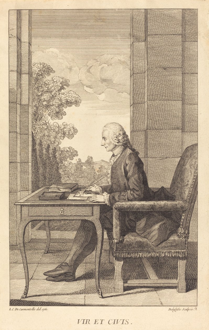 M.兰伯特 作者 在 Louis de Carrogis Jean Baptiste Delafosse 之后被称为 Carmontelle