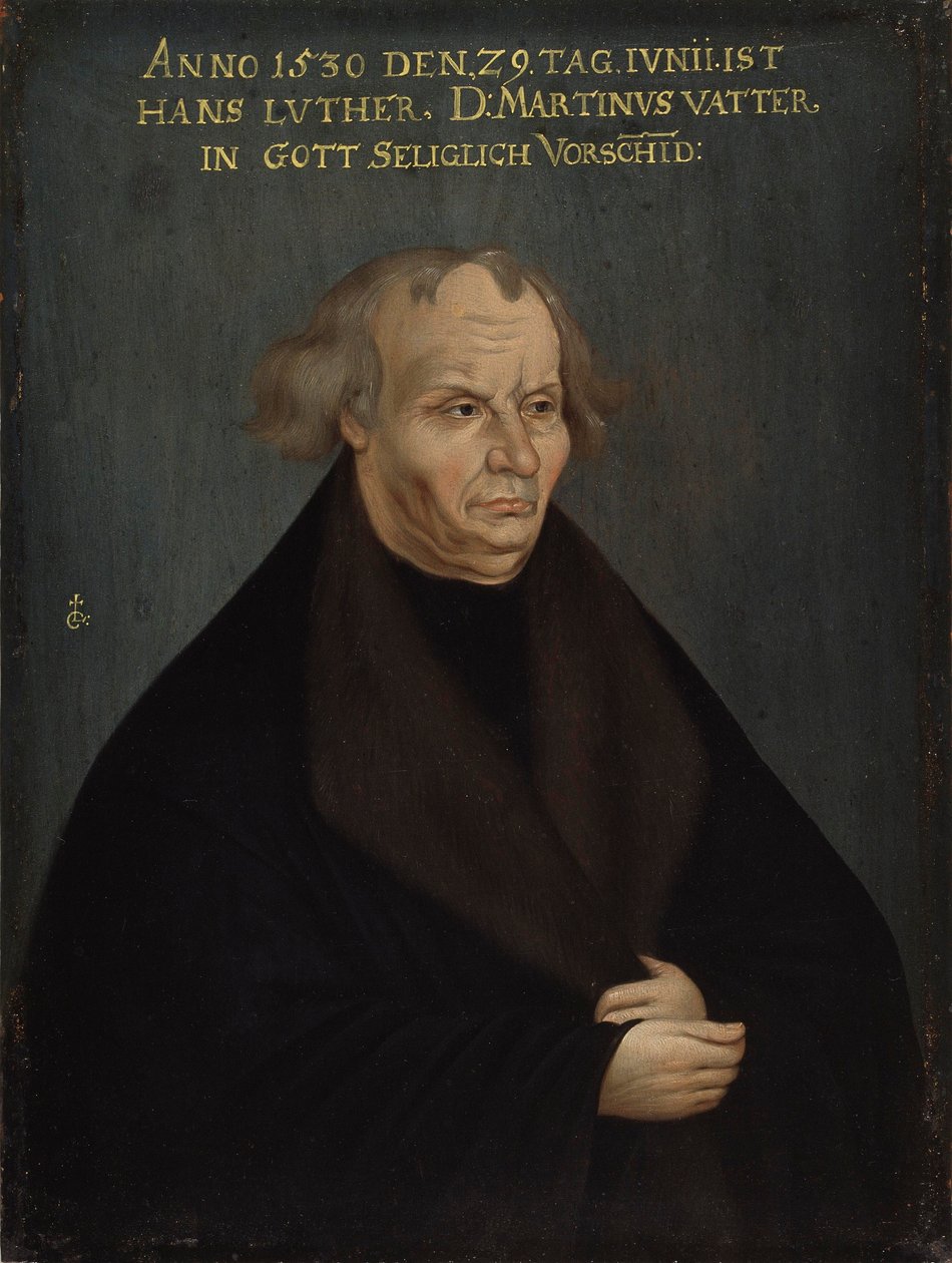 Hans Luther的肖像，1700年 作者 在长老卢卡斯·克拉纳赫之后