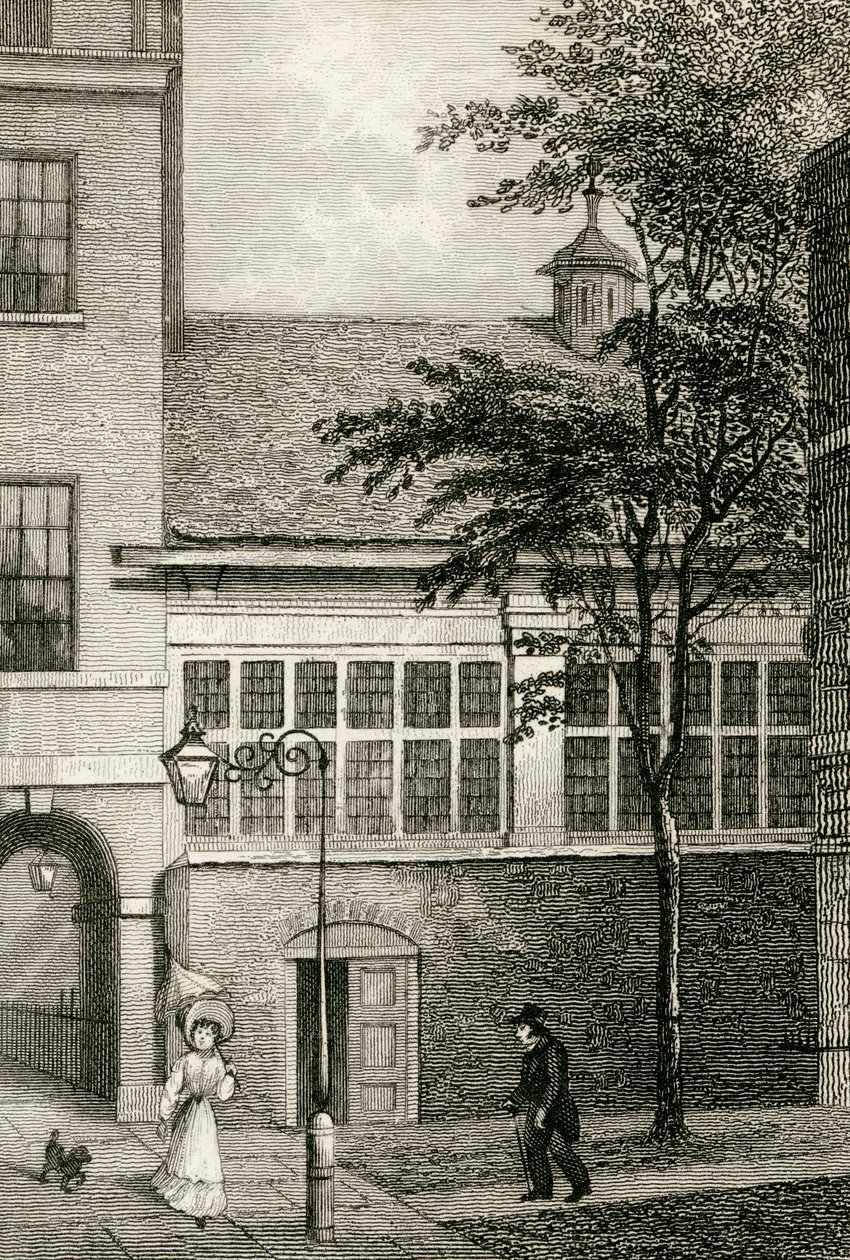 Barnards Inn Hall，1830 作者 牧羊人之后的托马斯·霍斯默