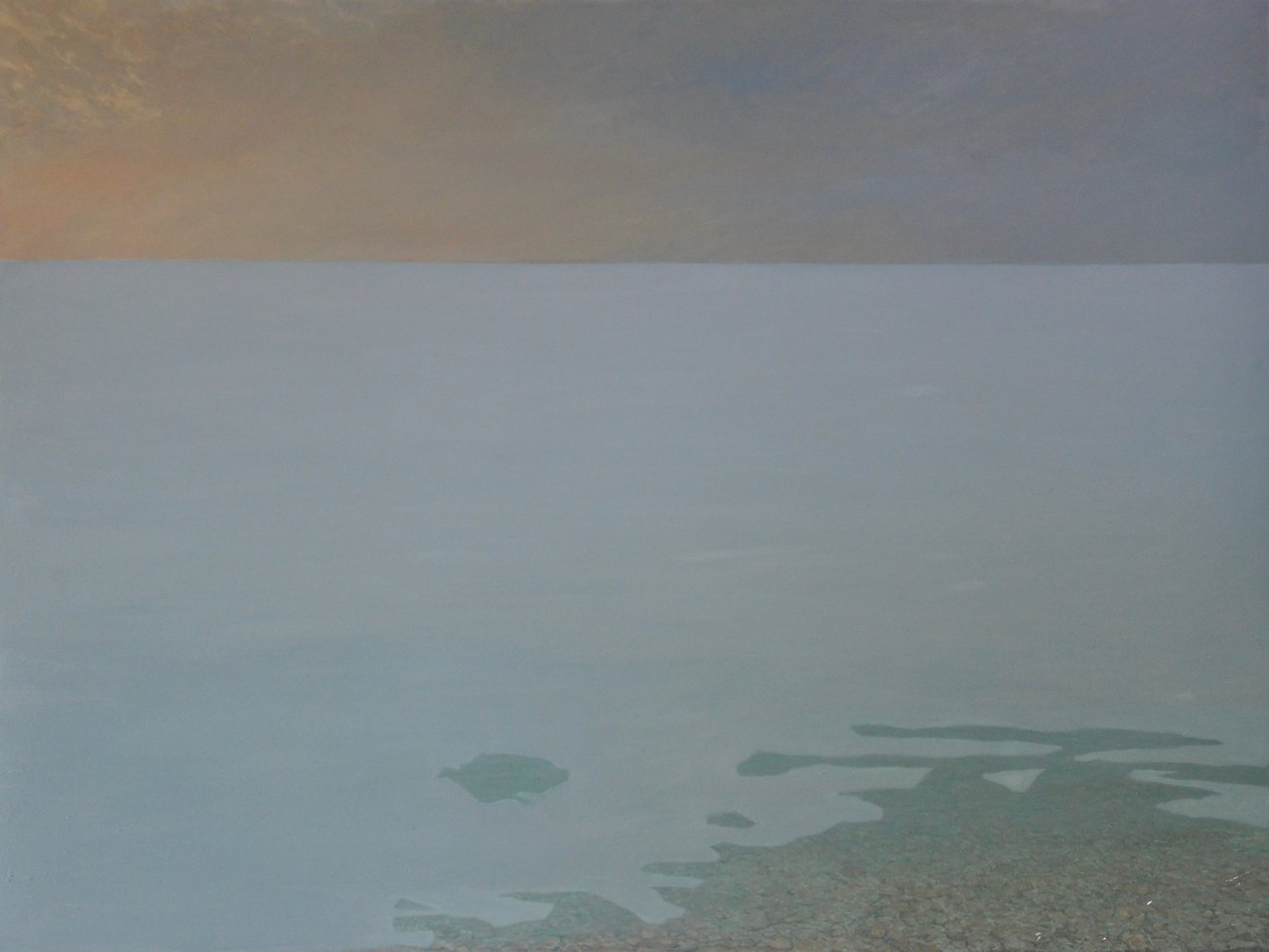 There is so much more, 2019, oil and gold leaf on panel 作者 安格斯火腿