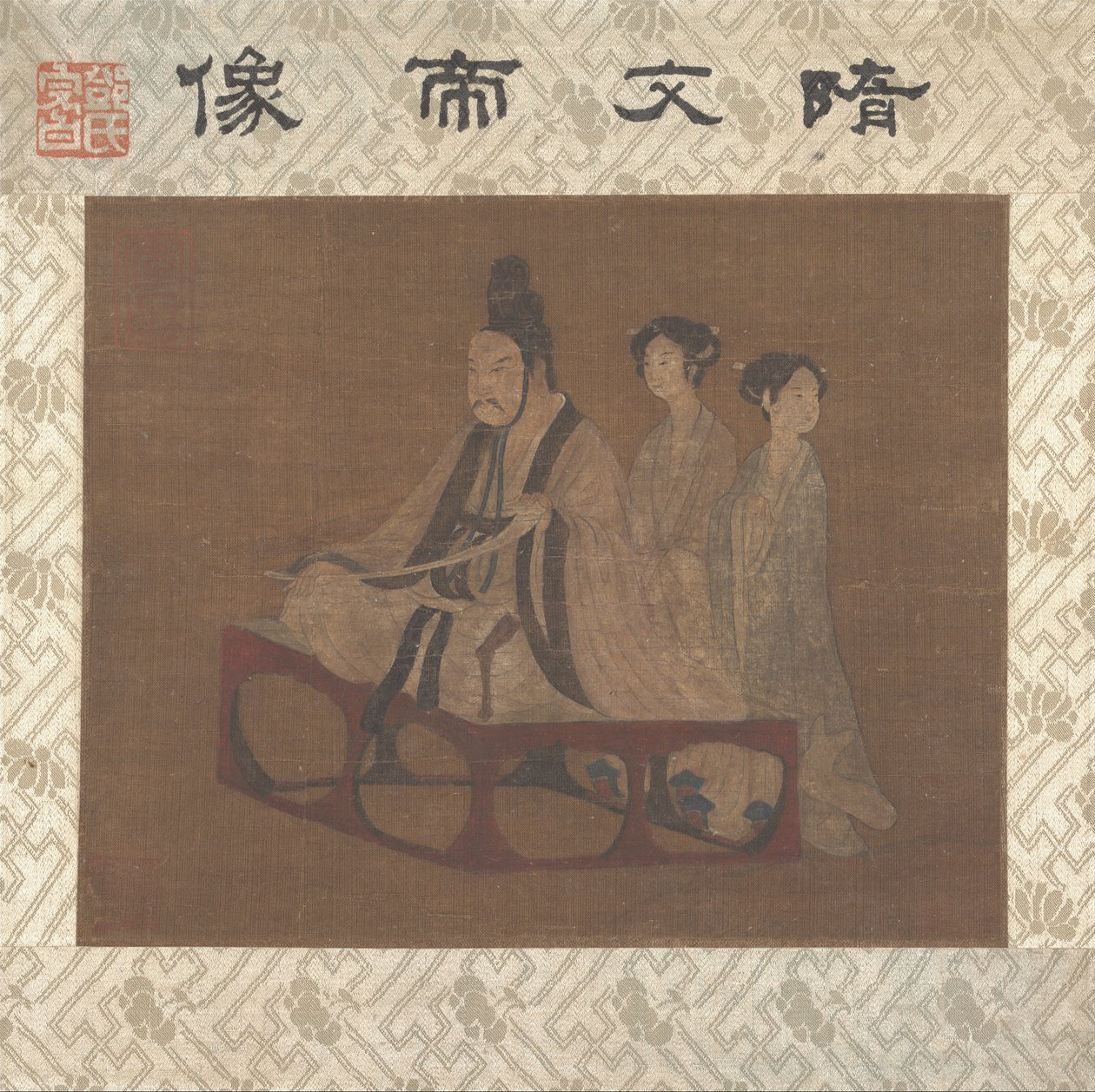 皇帝与两位夫人 作者 匿名的