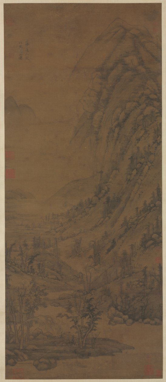夏山（董源之后 [约活动于公元 937-975 年] 作者 归功于黄公望