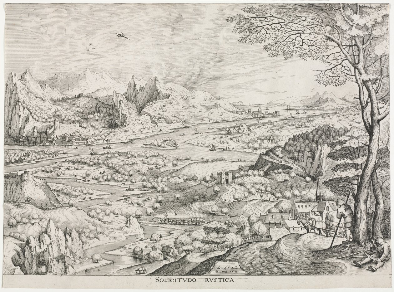大景观  Solicitudo Rustica 作者 归功于 Jan van Doetechum
