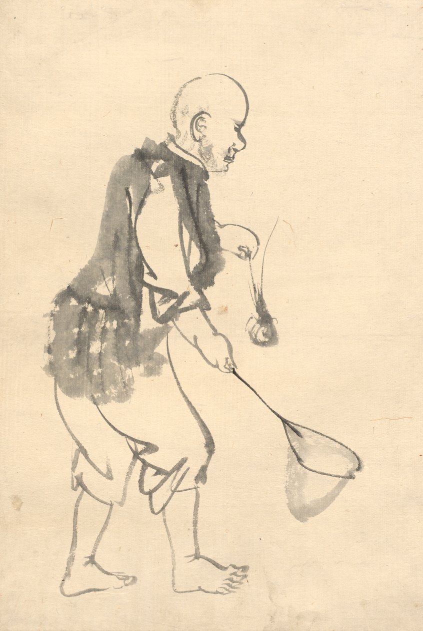捕虾人 作者 归功于 Kono Bairei
