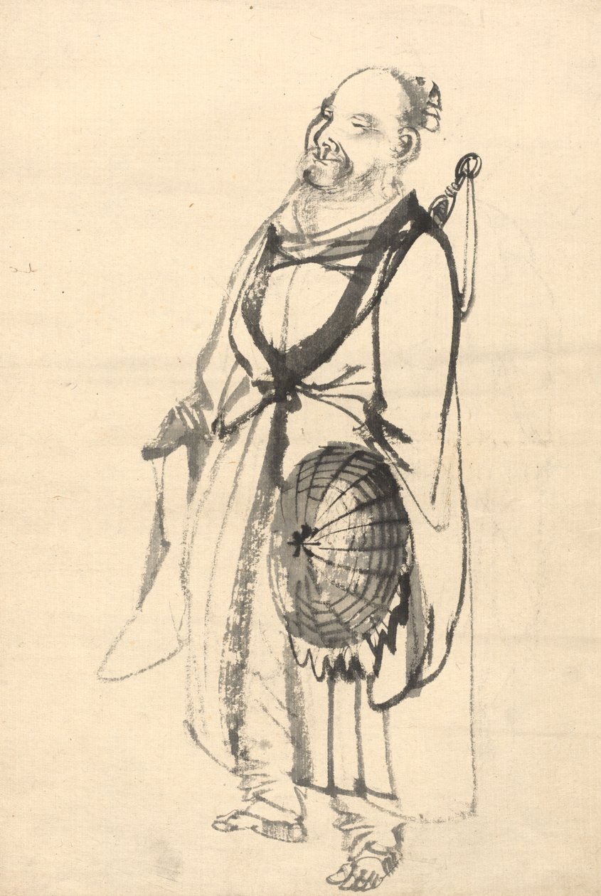 流浪的隐士 作者 归功于 Kono Bairei