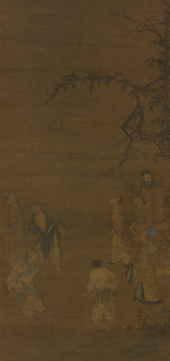 足球运动员 作者 归功于马远