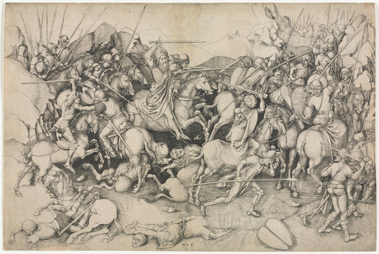 克拉维霍圣詹姆斯大帝之战 作者 归功于 Martin Schongauer