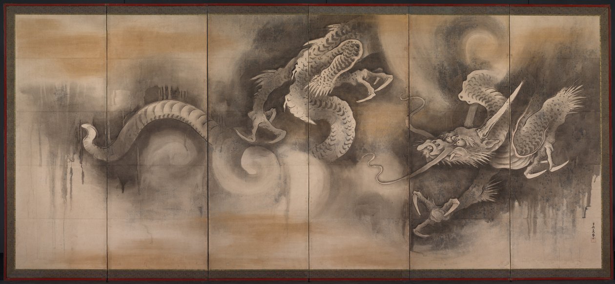 龙 作者 归功于曾我日本馆