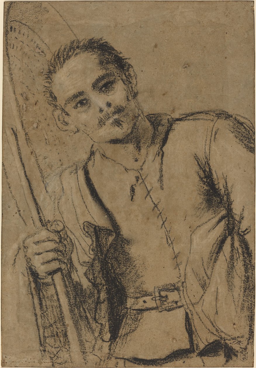 谷物商人 作者 叫 Guercino Giovanni Francesco Barbieri