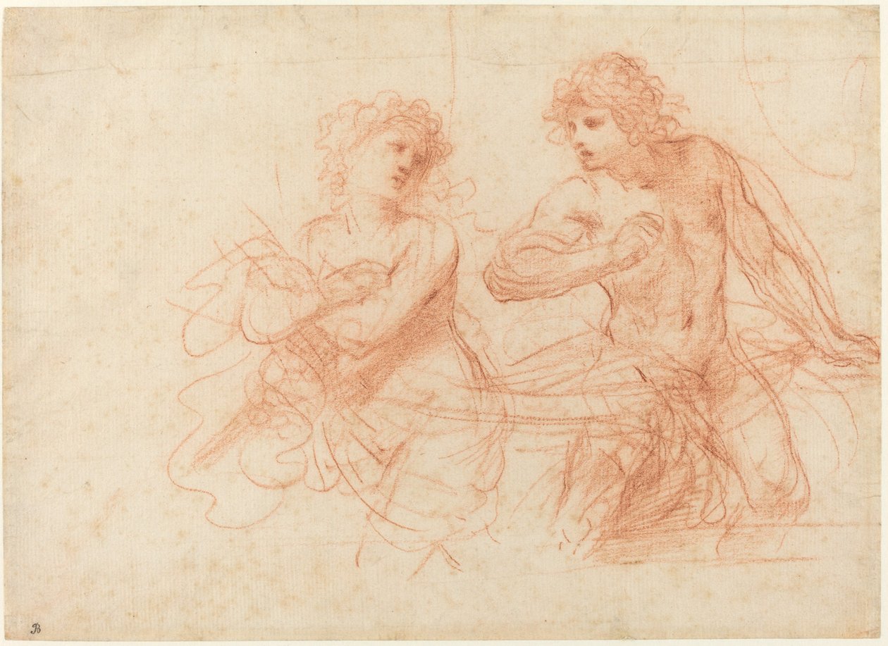 亚姆农和他玛 作者 叫 Guercino Giovanni Francesco Barbieri