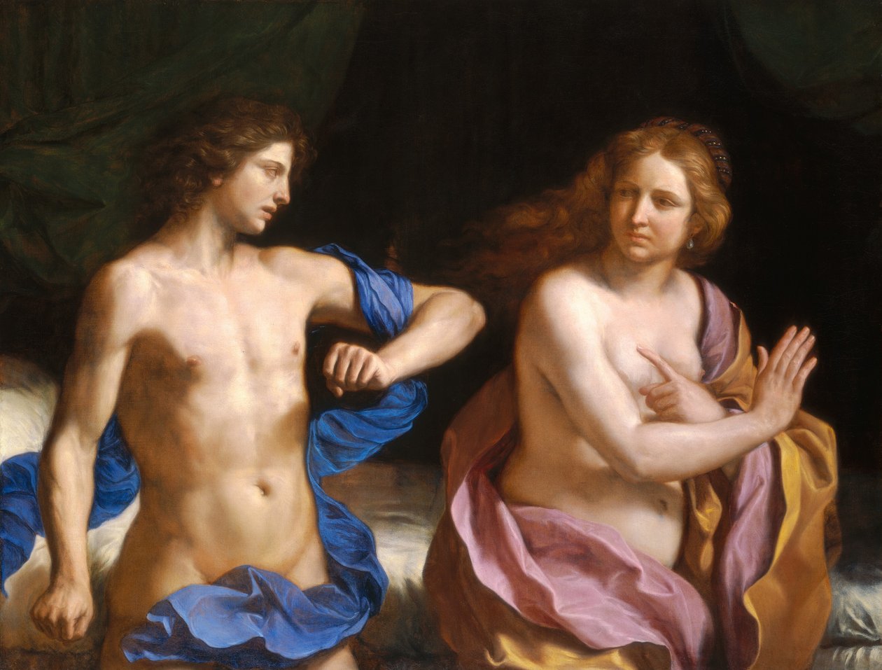 亚姆农和他玛 作者 叫 Guercino Giovanni Francesco Barbieri