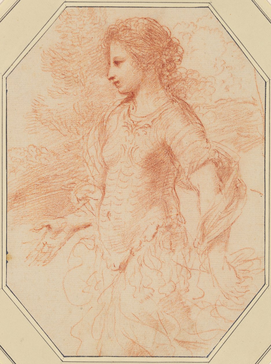 鄂米尼亚 作者 叫 Guercino Giovanni Francesco Barbieri