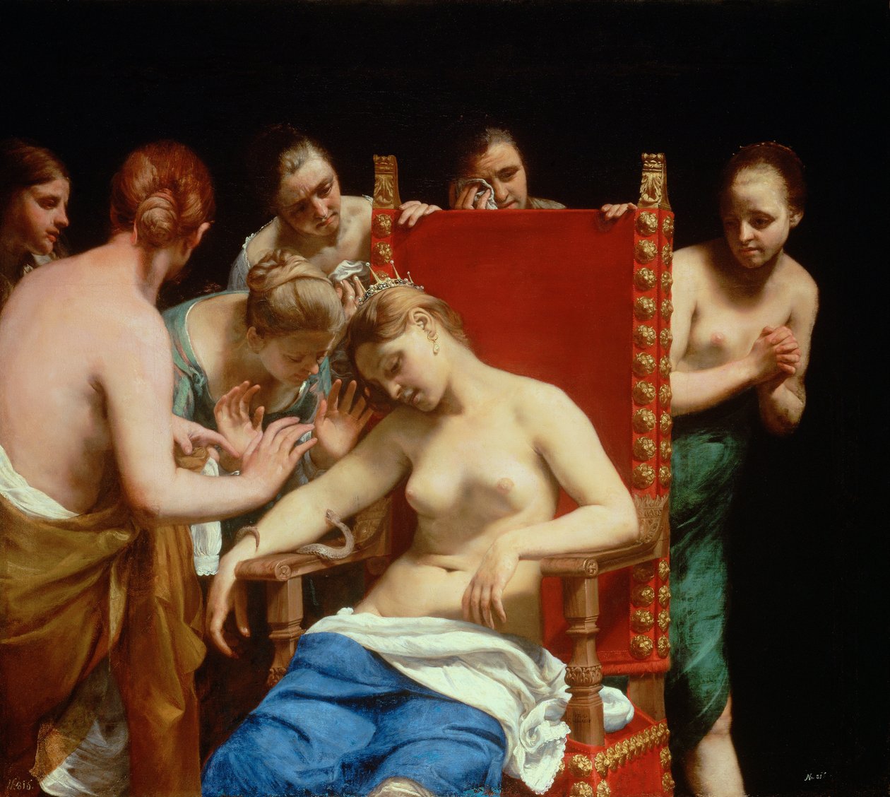克娄巴特拉之死 作者 叫做Guido Canlassi Guido Cagnacci